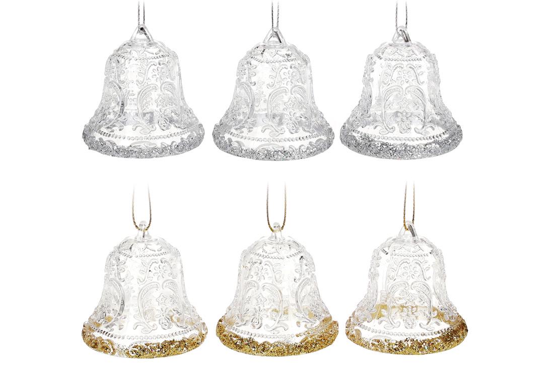 Набор елочных украшений BonaDi 6 шт. (113-B22)