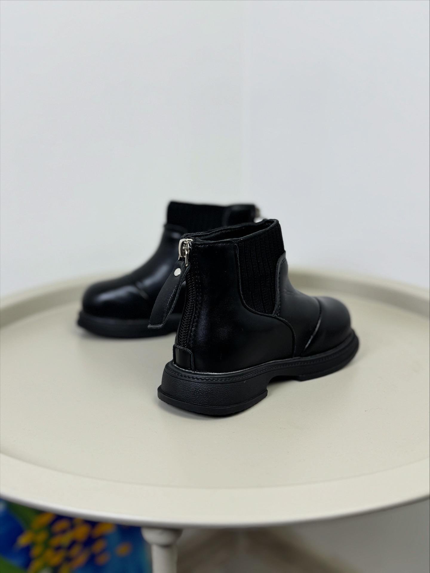 Ботинки детские осенние 1643 г. 30 Черный (30220116) - фото 2 Ботинки детские осенние 1643 г. 30 Черный (30220116) - фото 2