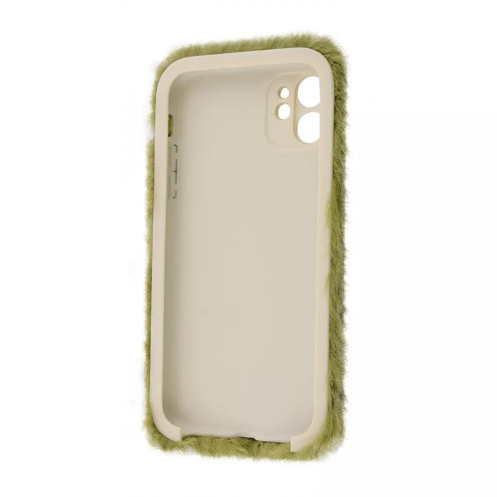 Чехол для телефона PRC Fluffy Love Case iPhone 11 Green - фото 2