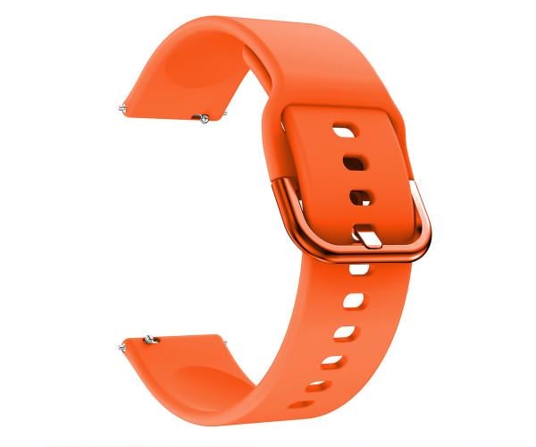 Ремешок универсальный Silicone Classic для смарт-часов 22 мм Оранжевый