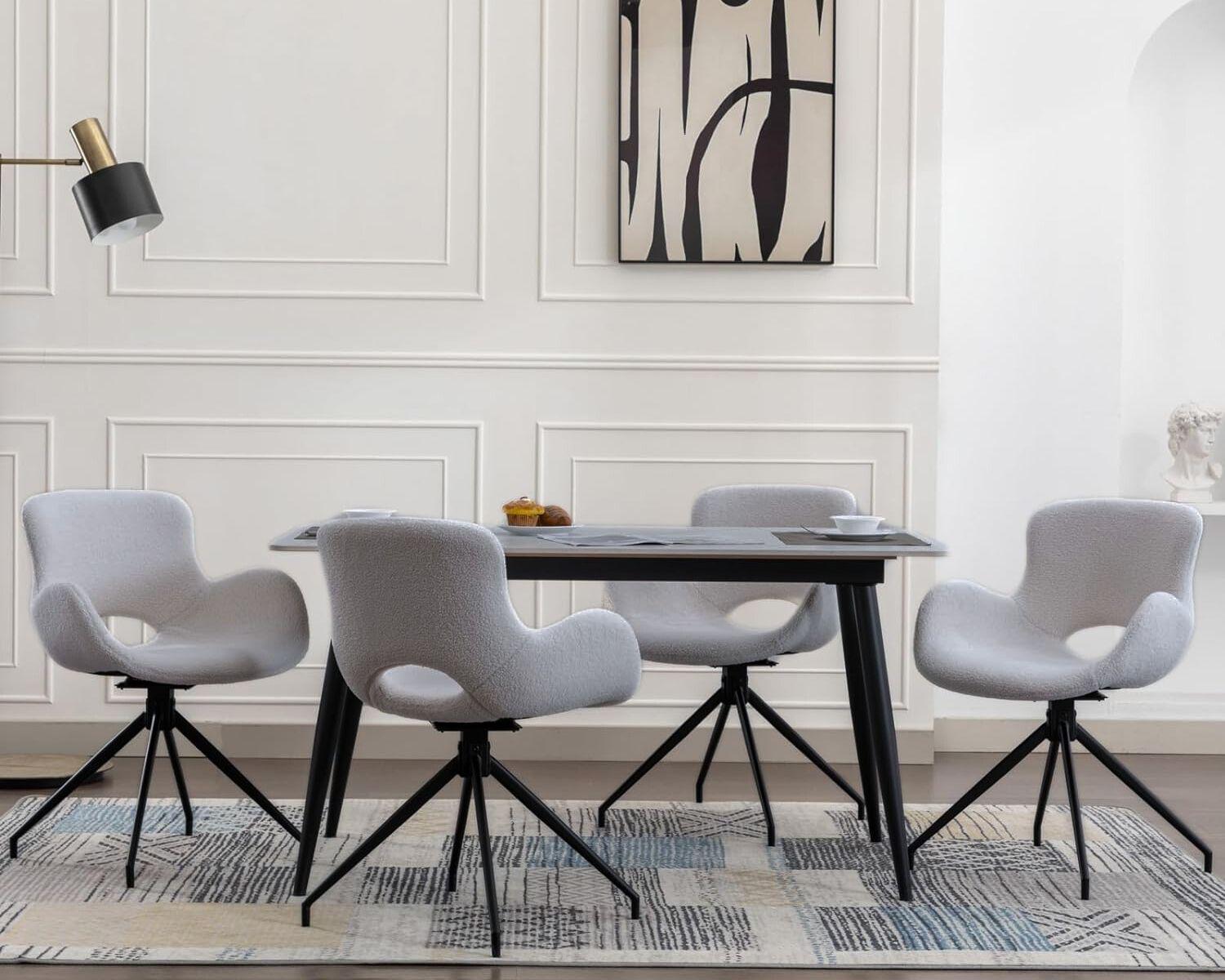 Стул Intarsio GERDA с оборотом 180° Черный/Светло-серый (18290199) - фото 8 Стул Intarsio GERDA с оборотом 180° Черный/Светло-серый (18290199) - фото 8