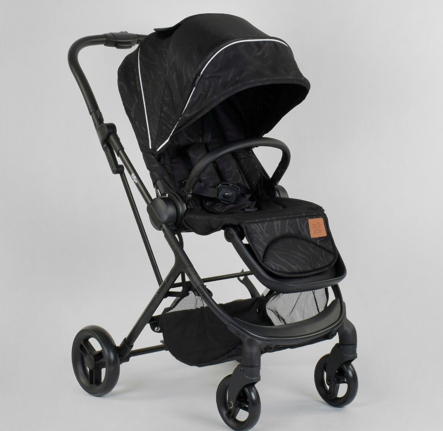 Коляска прогулочная Joy Liliya 61755 со стальной рамой/футкавером/подстаканником (23874483) - фото 5