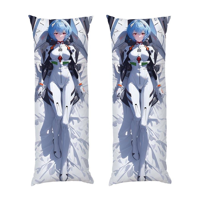 Подушка дакимакура Ayanami Rei Evangelion anime габардин 150х50 см