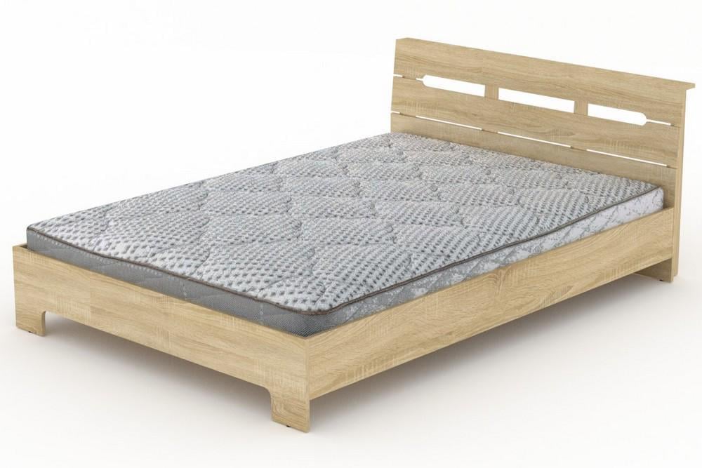 Ліжко двоспальне Компаніт Стиль-140 Дуб сонома (11836)