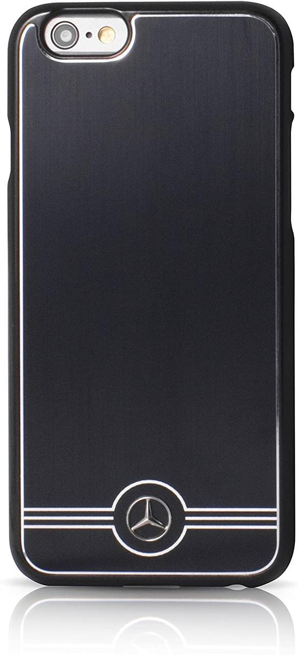 Чехол-накладка Mercedes Pure Line Hard Case AluMinium iPhone 6/6S Black