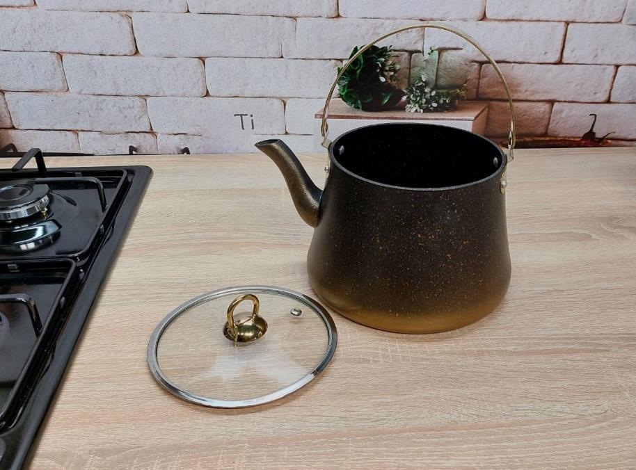 Чайник OMS Collection 8206-XL 3,25 л Gold (86247) - фото 3 Чайник OMS Collection 8206-XL 3,25 л Gold (86247) - фото 3