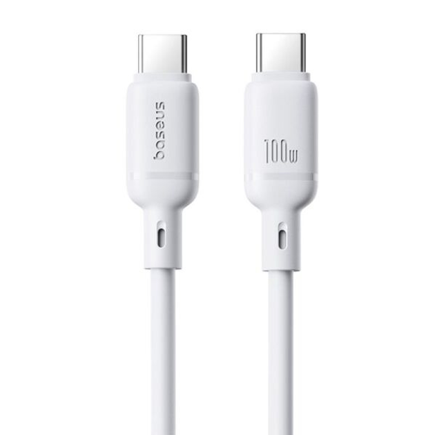 Кабель Baseus Silky Series Cable Type-C to Type-C 100W 1m P10377704213-00 White
