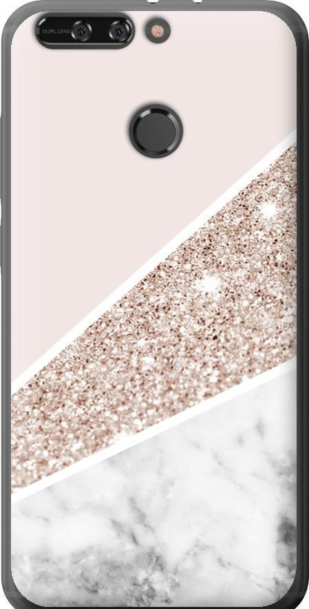 Чехол на Huawei Honor V9 / Honor 8 Pro Пастельный мрамор (4342u-1246-42517)