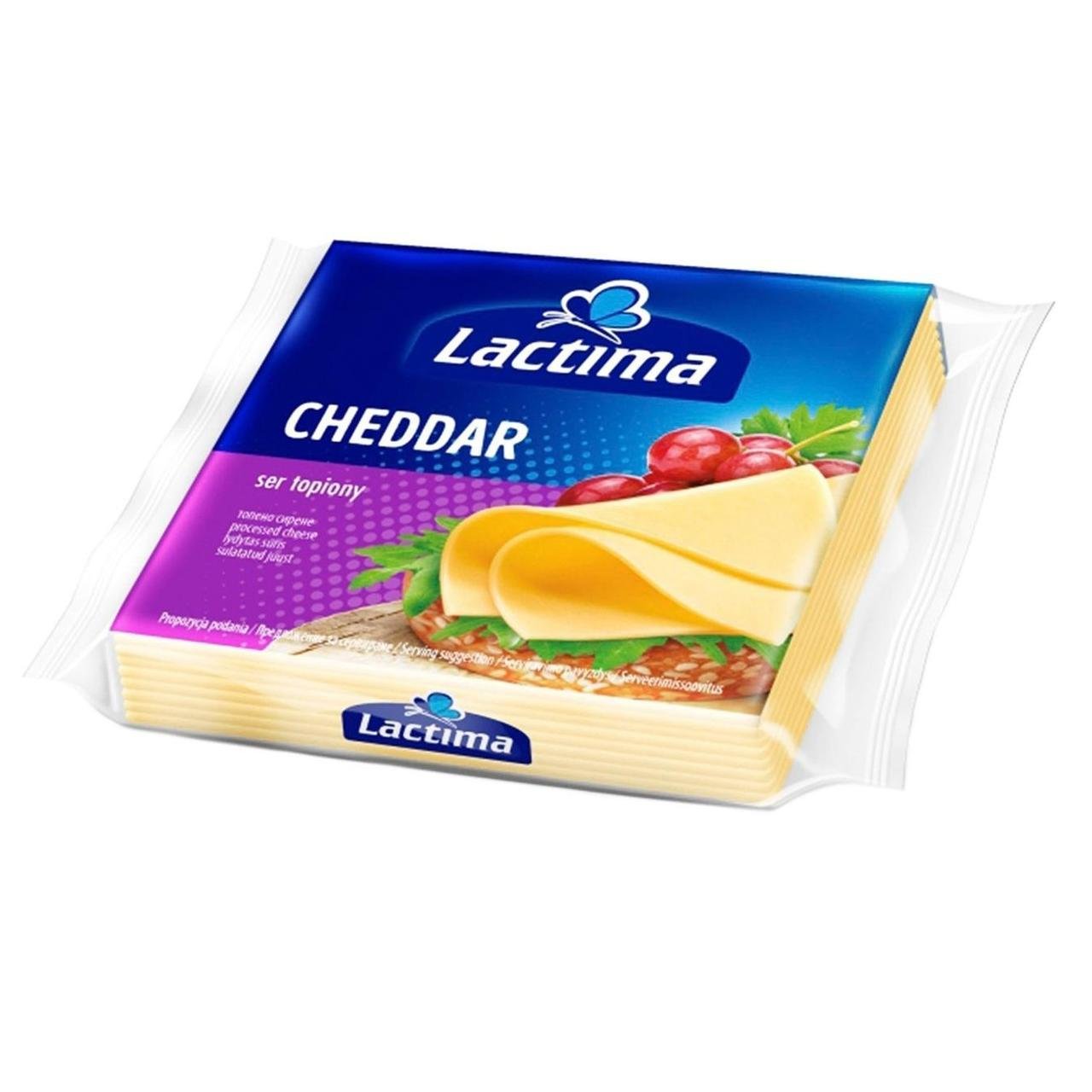 Сыр Lactima Cheddar тостовый 130 г (С-38)