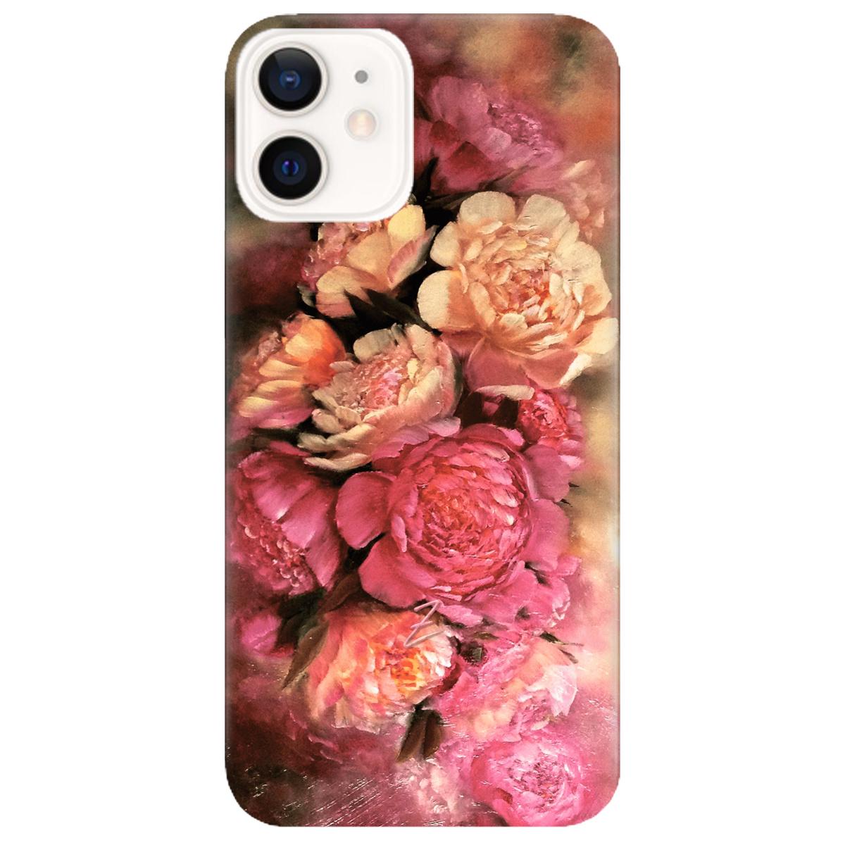 Силіконовий чохол Zorrov для Apple iPhone 12 - Primavera flores (14070040013086943)