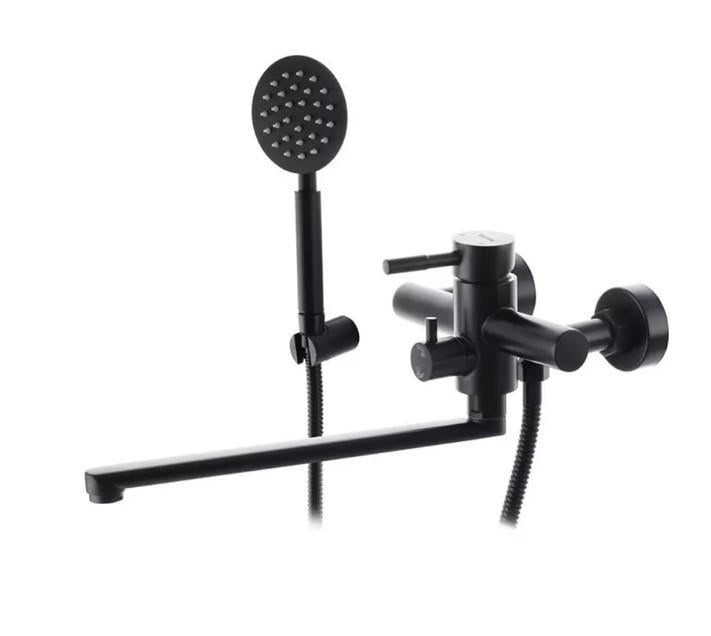 Смеситель для ванны Wezer EKO7A-01 Black (58170)