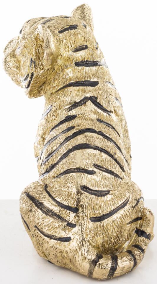 Фігурка декоративна ART-POL Тигр Золотий (142281) - фото 4 Фігурка декоративна ART-POL Тигр Золотий (142281) - фото 4