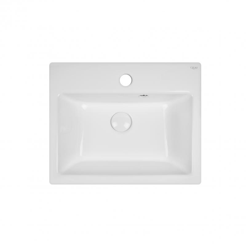 Раковина подвесная моноблок Qtap Tern QT1711G803W White - фото 2