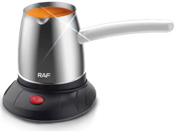 Турка электрическая для кофе BRS c защитой от перегрева нержавеющая сталь 500 мл White (511928229)