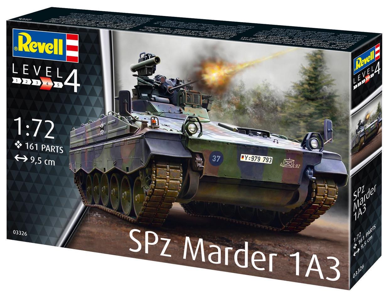 Сборная модель Revell Танк Marder 1A3 уровень 4/1:72 (RVL-03326) - фото 2