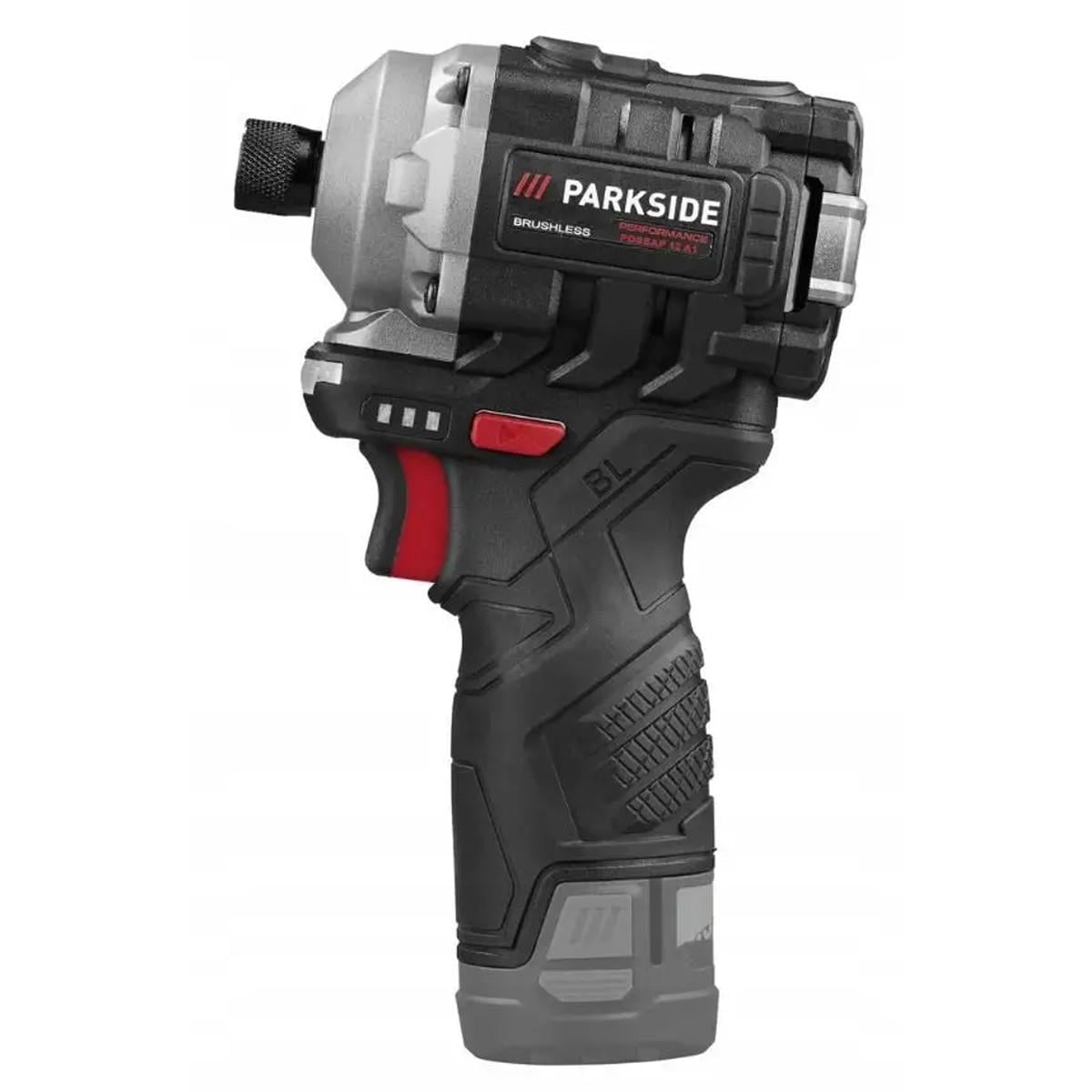 Гайковерт ударный аккумуляторный бесщеточный PARKSIDE Performance PDSSAP 12 A1 12 В 170 Нм без АКБ и ЗУ (2977578244)