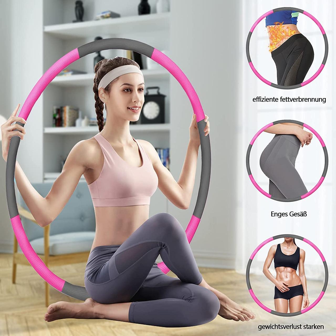 Обруч для фитнеса Qunpon Хула-хуп регулируемый 94 см - фото 5 Обруч для фитнеса Qunpon Хула-хуп регулируемый 94 см - фото 5