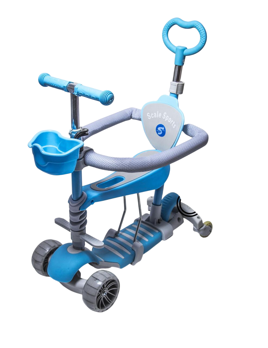 Самокат Scale Sports Smart 5в1 Full Блакитний (2135637070) Самокат Scale Sports Smart 5в1 Full Блакитний (2135637070)