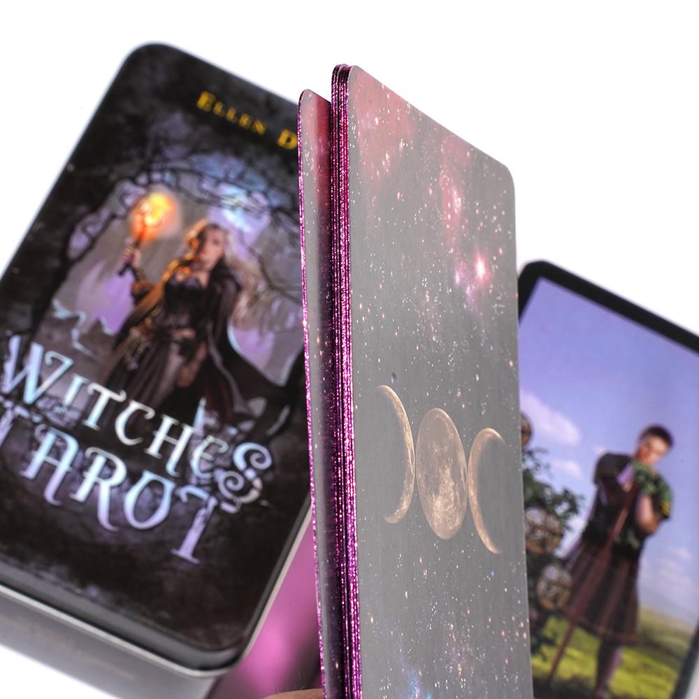 Карты для гадания таро Witches tarot Элен Дуган в жестяной коробочке (2375254627) - фото 4