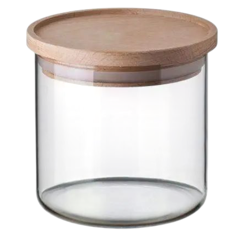 Місткість для зберігання Simax з дерев'яною кришкою 500 мл Прозорий (5162/LWs) - фото 1 Місткість для зберігання Simax з дерев'яною кришкою 500 мл Прозорий (5162/LWs) - фото 1