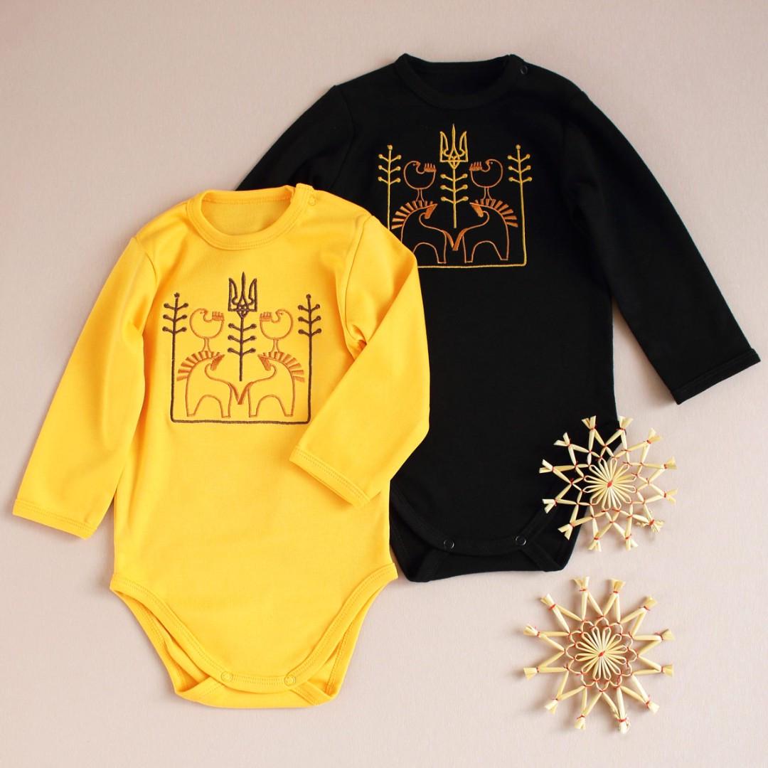 Боди с вышивкой Трезубец 68 см 3-6 мес Белый (2679650068) - фото 7 Боди с вышивкой Трезубец 68 см 3-6 мес Белый (2679650068) - фото 7