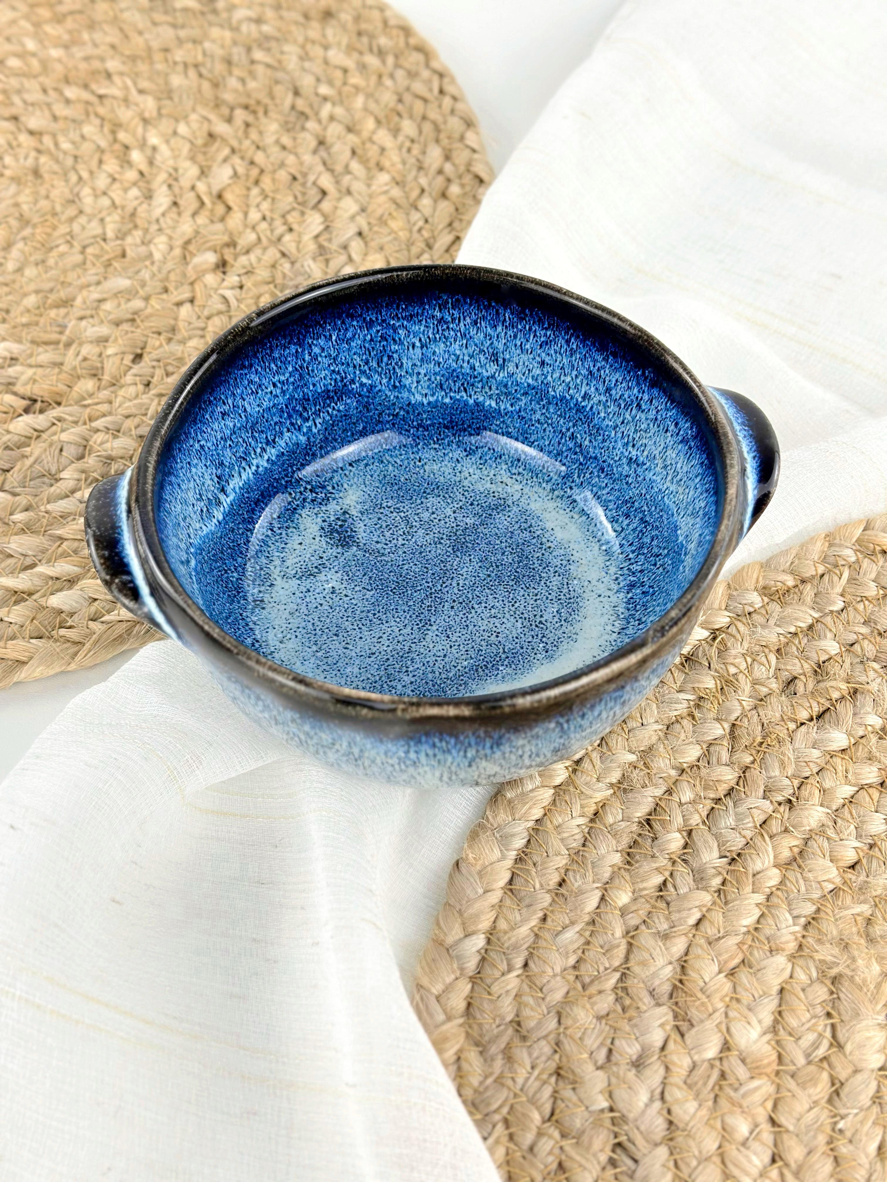 Бульонница суповая глиняная Гражда 0,6 л Синий (17003-5)