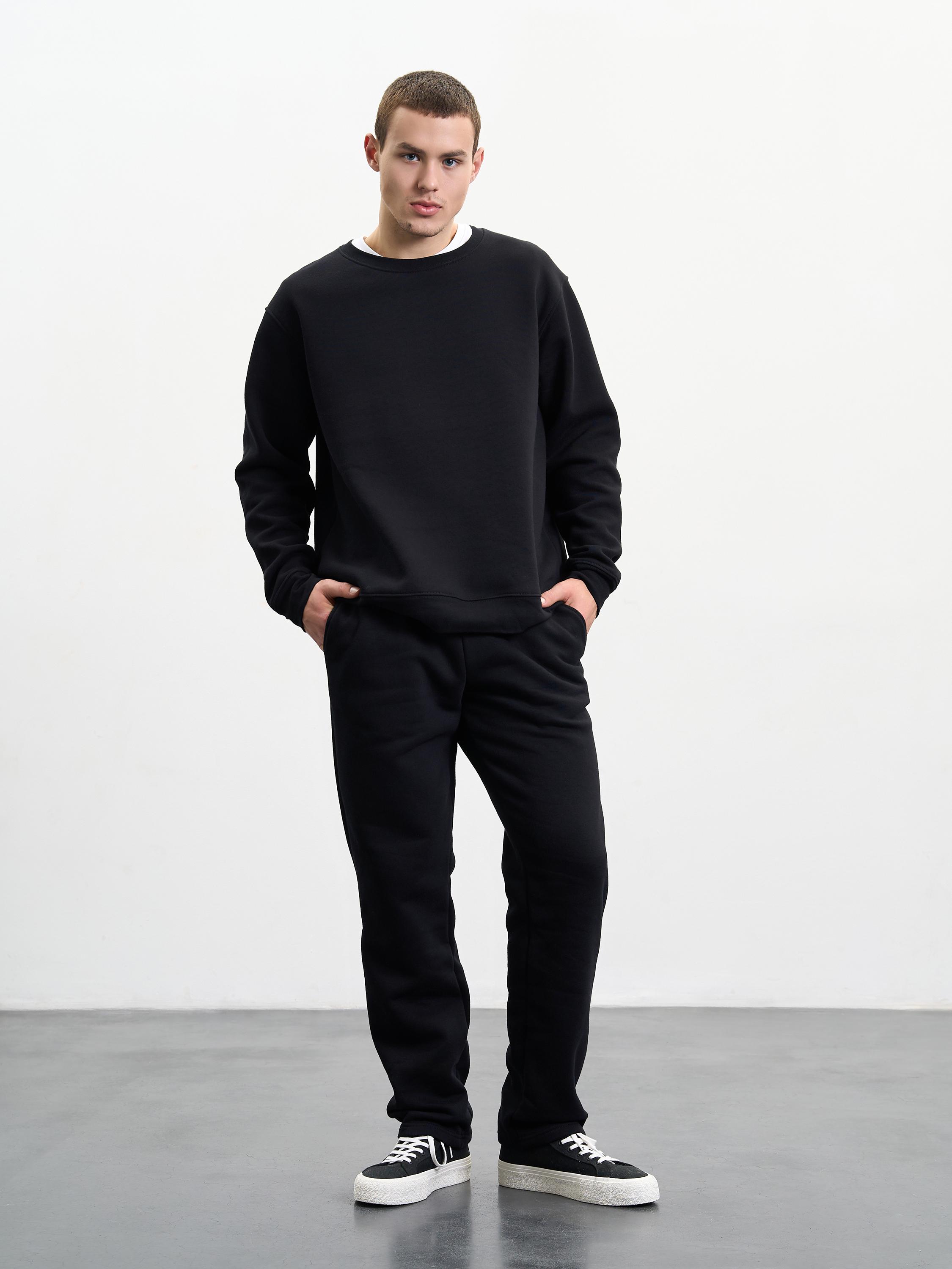 Свитшот мужской утепленный ROZA 240452 S Черный (4824005710803) - фото 2 Свитшот мужской утепленный ROZA 240452 S Черный (4824005710803) - фото 2