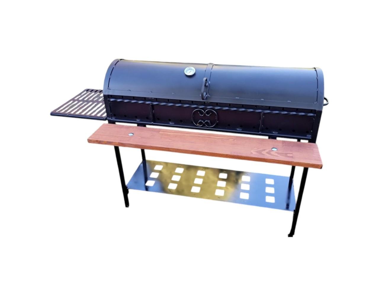 Гриль-мангал на зі сталі з кришкою на весь мангал 4 мм 20 шампурів (2342067980) - фото 3