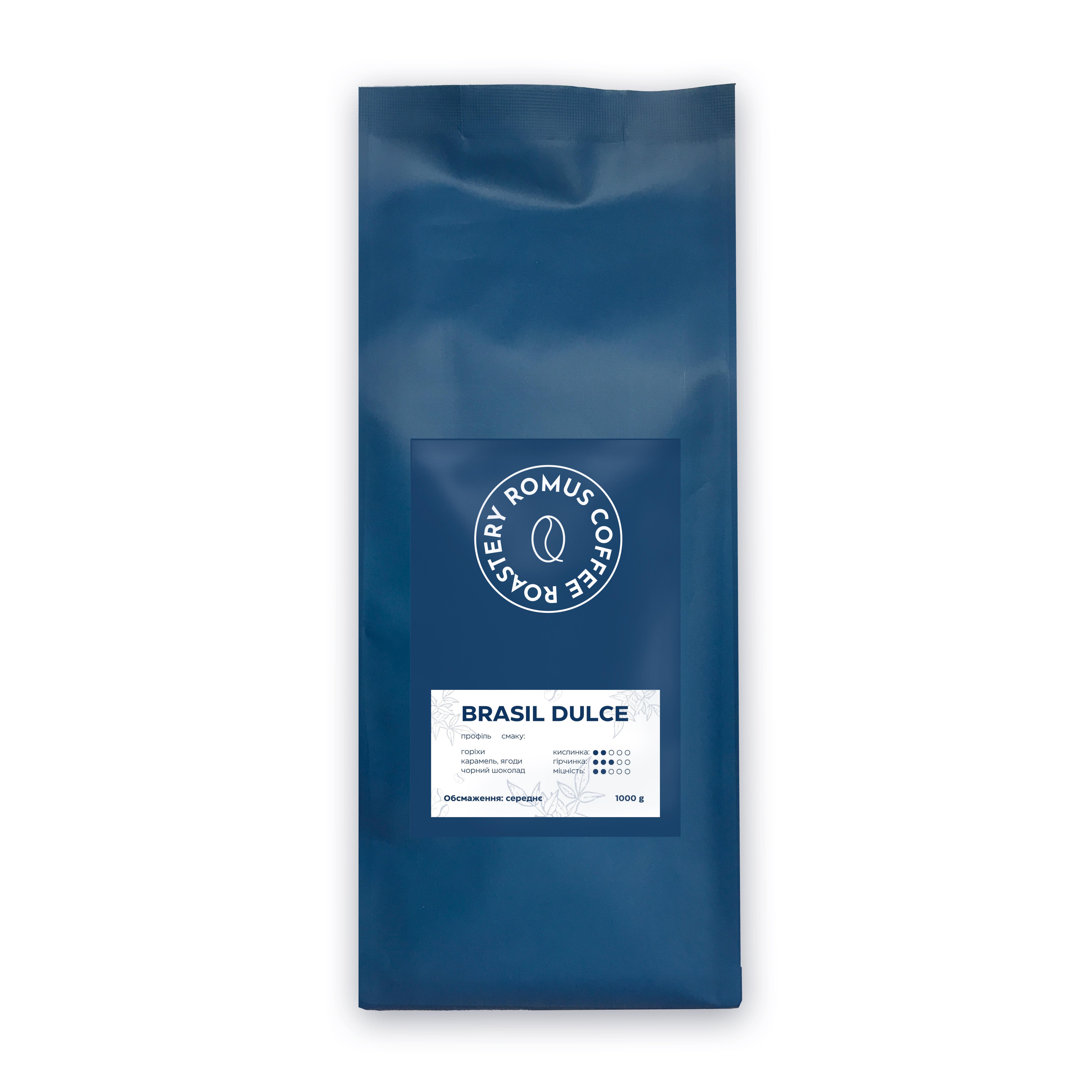 Кофе в зернах Romus Coffee Roastery Brasil Dulce 1 кг (659638)