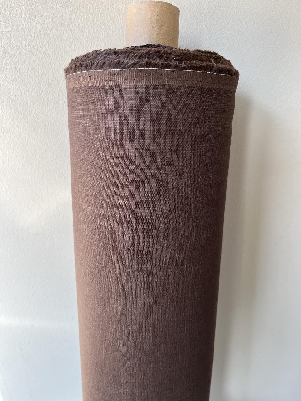 Ткань LINEN PLUS льняная 143 см 1547 Шоколадный Ткань LINEN PLUS льняная 143 см 1547 Шоколадный
