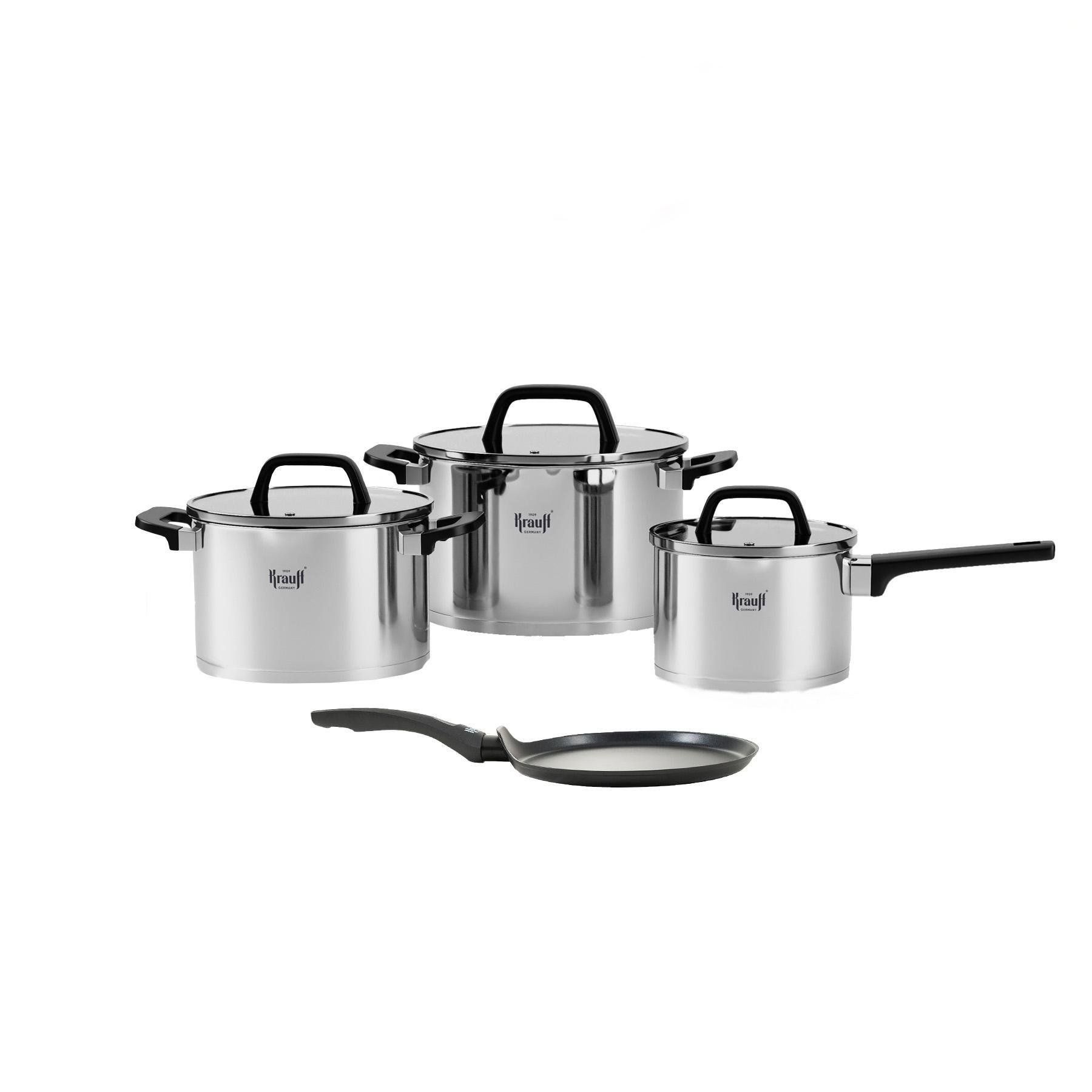 Набор посуды Krauff Herzog со сковородой и сумкой-шопером 2/3,7/6,3 л (55-333-463)