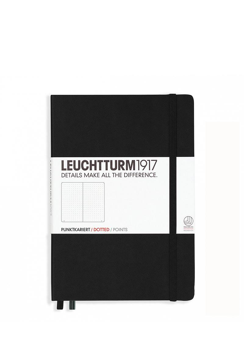 Блокнот Leuchtturm1917 средний точка Черный (329398)