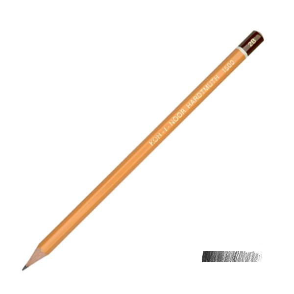Карандаш чернографитный Koh-i-noor 1500 2В (44836)