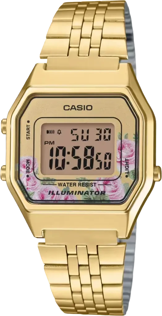 Наручные часы женские Casio LA680WGA-4C Lady Vintage с подсветкой Наручные часы женские Casio LA680WGA-4C Lady Vintage с подсветкой