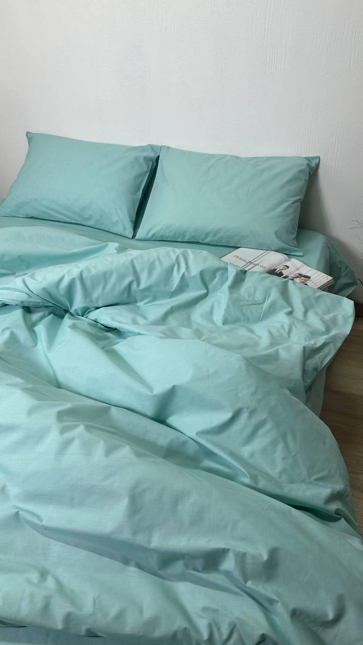 Простынь бязь Голд Lux 220х240 см Мятный (001888)