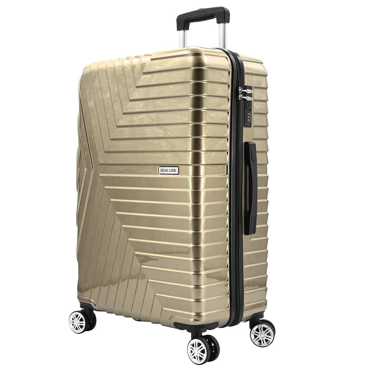 Чемодан SEMI LINE 24" M Gold (T5763-2) Чемодан SEMI LINE 24" M Gold (T5763-2)