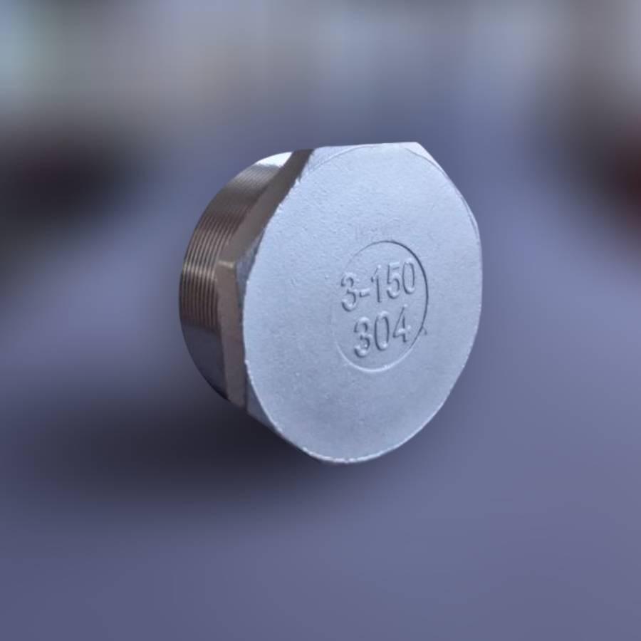 Заглушка восьмигранна DN100 BSPP н/ж сталь AISI304 Class-150 EN 10241 зовнішня різьба 4" (29203046) - фото 3 Заглушка восьмигранна DN100 BSPP н/ж сталь AISI304 Class-150 EN 10241 зовнішня різьба 4" (29203046) - фото 3