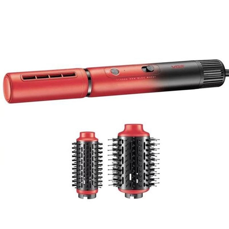 Фен-щетка VGR V-489 для укладки волос 1300W Red (tf7569)