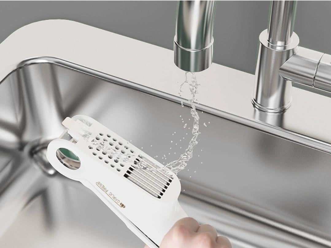 Часникодавка багатофункціональна Garlic Press kit 4 в 1 Білий (2542649684) - фото 8 Часникодавка багатофункціональна Garlic Press kit 4 в 1 Білий (2542649684) - фото 8