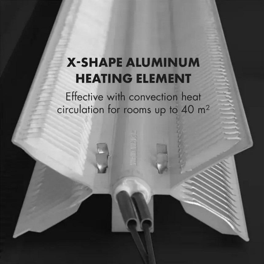 Конвекторный обогреватель KLARSTEIN Hot Spot Slimcurve 2000 Вт (10033017) - фото 2 Конвекторный обогреватель KLARSTEIN Hot Spot Slimcurve 2000 Вт (10033017) - фото 2