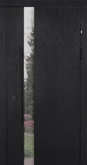 Входная дверь Abwehr Carat 536 Termix Black Wood 960х2050 мм улица
