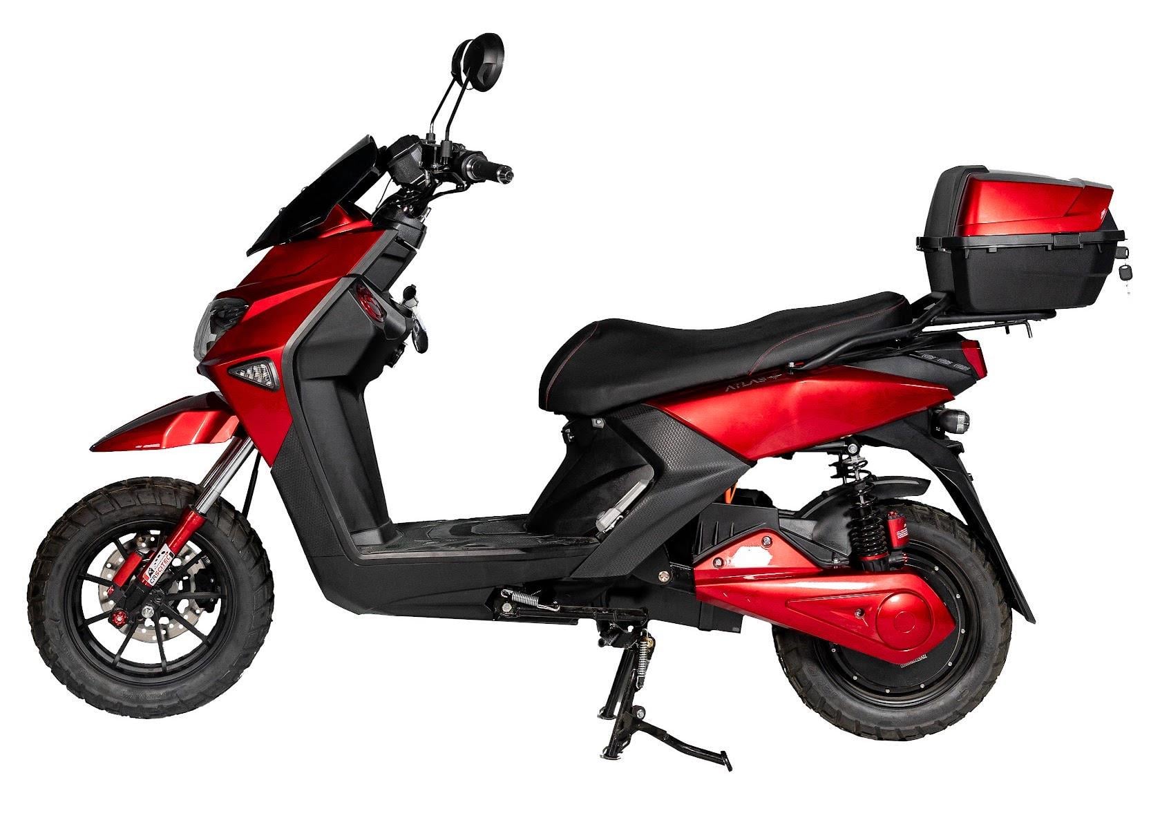 Электроскутер ATLAS Fox 2000 W Red (3029)