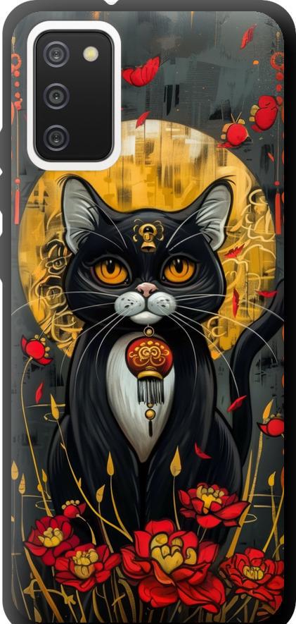 Чехол на Samsung Galaxy A02s A025F China Cat (6134b-2203-42517)