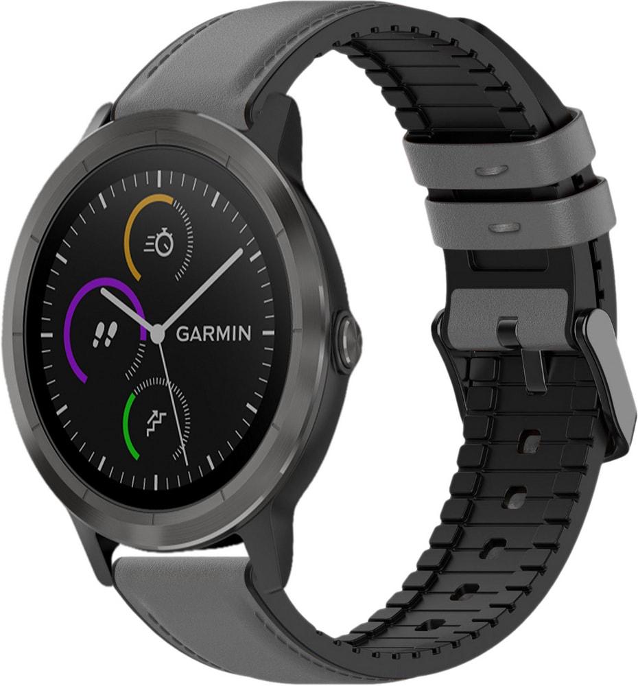 Ремешок кожаный Tamyx для Garmin Vivoactive 3 Grey (31579-33) Ремешок кожаный Tamyx для Garmin Vivoactive 3 Grey (31579-33)
