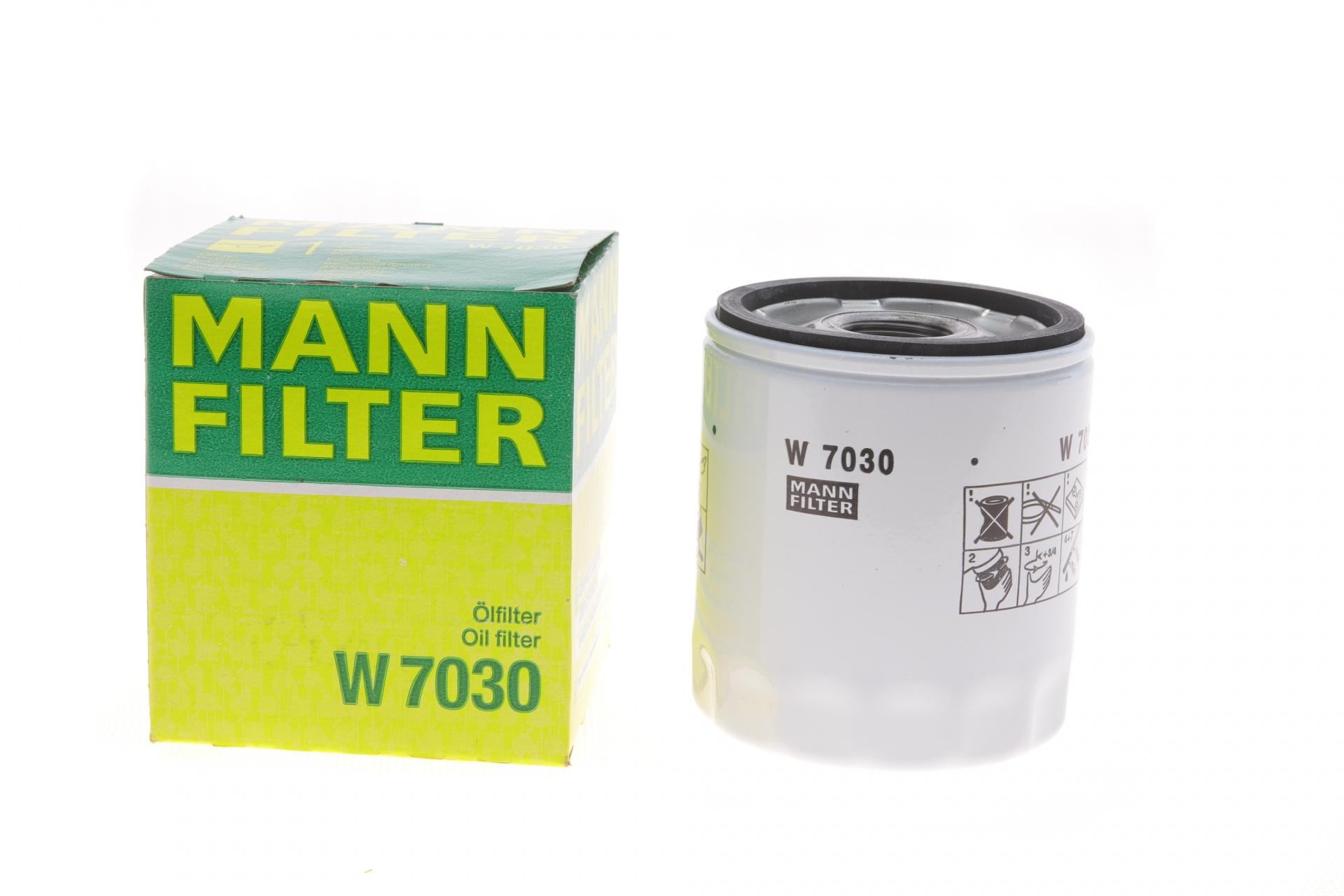 Фильтр масляный Mann-Filter для Chrysler Avenger/Calibre/Patriot 06- (W 7030)
