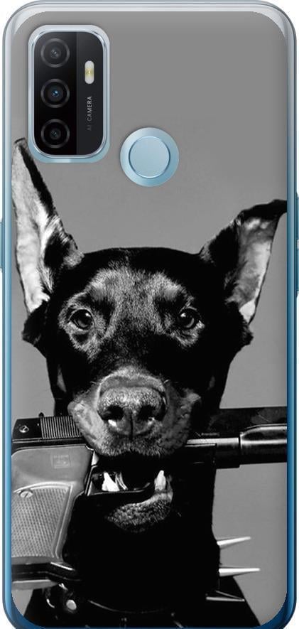 Чехол на Oppo A53 Доберман (2745u-568-42517)