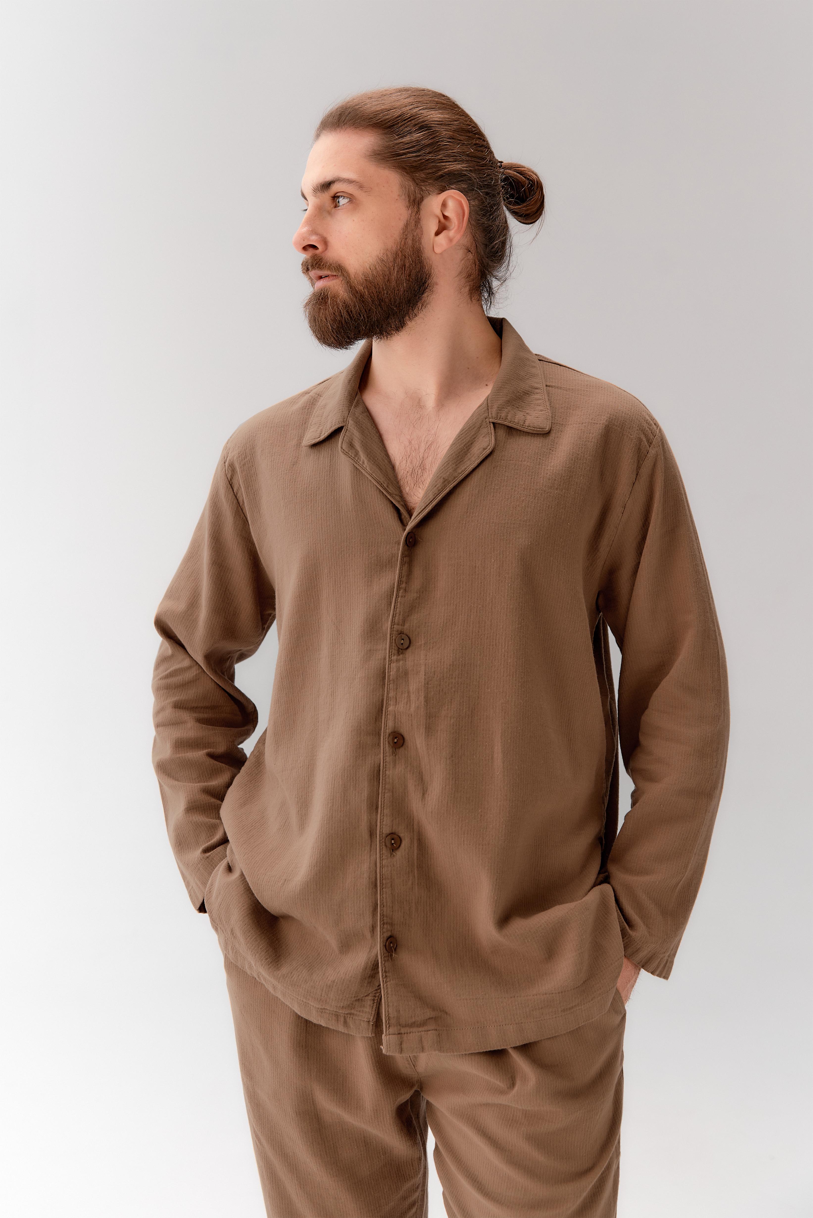 Пижама мужская Lotus Home Porta XL Кофейный (26843079) - фото 10 Пижама мужская Lotus Home Porta XL Кофейный (26843079) - фото 10