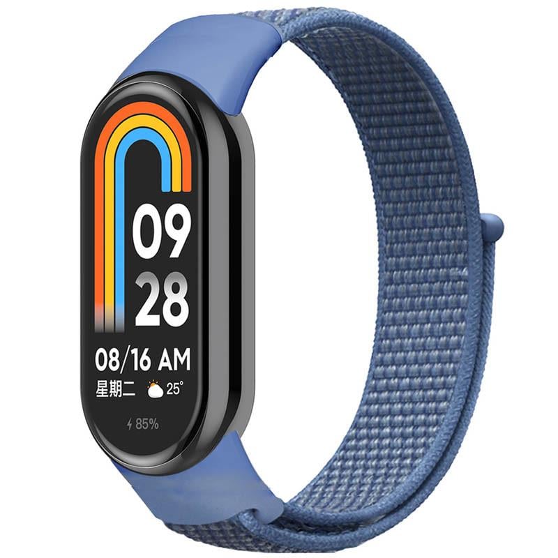Ремешок Nylon New для Xiaomi Mi Band 8/9/10 Blue Ремешок Nylon New для Xiaomi Mi Band 8/9/10 Blue