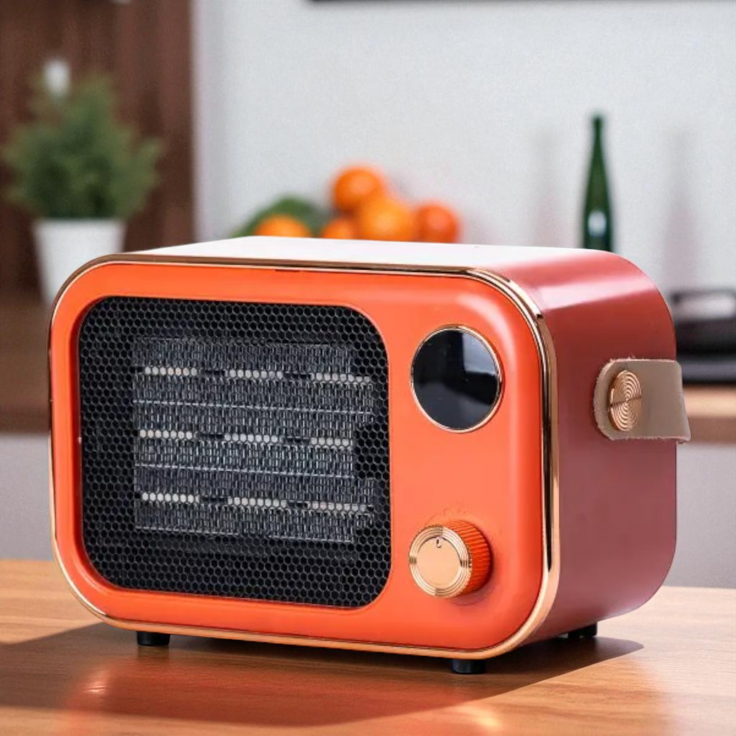 Тепловентилятор керамічний для дому електричний 1200 Вт Помаранчевий (HPAQL039O) - фото 6