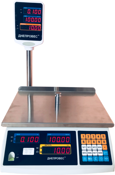 Весы торговые Днепровес F902H 3ED Pro Весы торговые Днепровес F902H 3ED Pro